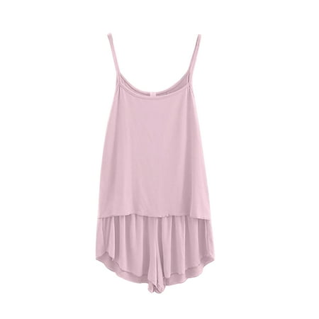 Aoanydony 2Pcs Women Pajamas Set Sexy Vest Shorts Sleepwear Loungewear Dark Blue XL Pink XXXL
Aoanydony 2Pcs Women Pajamas Set Sexy Vest Shorts Sleepwear Loungewear Dark Blue XL Pink XXXL