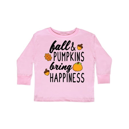 Inktastic Thanksgiving Fall and Pumpkins Bring Happiness Gift Toddler Boy or Toddler Girl Long Sleeve T-Shirt
Inktastic Thanksgiving Fall and Pumpkins Bring Happiness Gift Toddler Boy or Toddler Girl Long Sleeve T-Shirt
