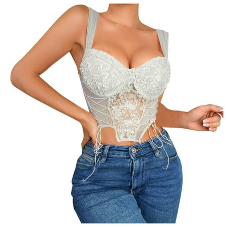 QWERTYU Women s Sleeveless Bra Tummy Control Slim Fit Cami V Neck Crop Tops White S
QWERTYU Women s Sleeveless Bra Tummy Control Slim Fit Cami V Neck Crop Tops White S