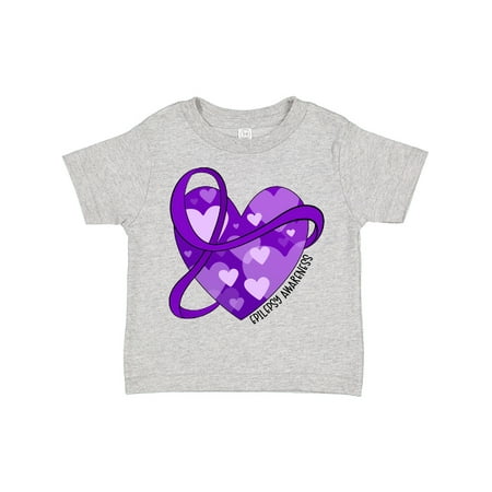 Inktastic Epilepsy Awareness Purple Ribbon Around Heart Gift Toddler Boy or Toddler Girl T-Shirt
Inktastic Epilepsy Awareness Purple Ribbon Around Heart Gift Toddler Boy or Toddler Girl T-Shirt