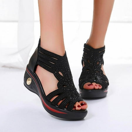 Ovzne Women Slipper Women House Slippers Summer Sandals For Women Wedge Slip On Sandals Crystal Hollow Roman Shoes Open Toe Casual Sandals Womens Slippers Size 8
Ovzne Women Slipper Women House Slippers Summer Sandals For Women Wedge Slip On Sandals Crystal Hollow Roman Shoes Open Toe Casual Sandals Womens Slippers Size 8