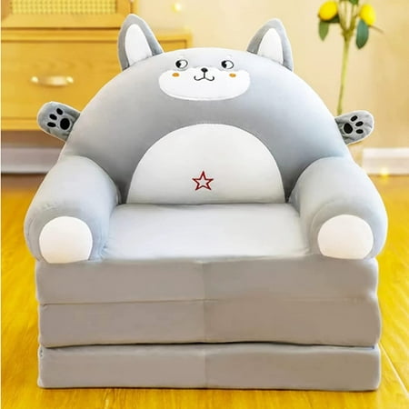 DYD Three Layers of Folding Sofa Sofa/Lazy Sofa/Armchair Flip Open Plush Foldable Mini Sofa Softtoy Cute Cartoon Design Baby Seat Couch (Not Cover!with Liner Filler) (Yellow Lion) (QK-123
DYD Three Layers of Folding Sofa Sofa/Lazy Sofa/Armchair Flip Open Plush Foldable Mini Sofa Softtoy Cute Cartoon Design Baby Seat Couch (Not Cover!with Liner Filler) (Yellow Lion) (QK-123