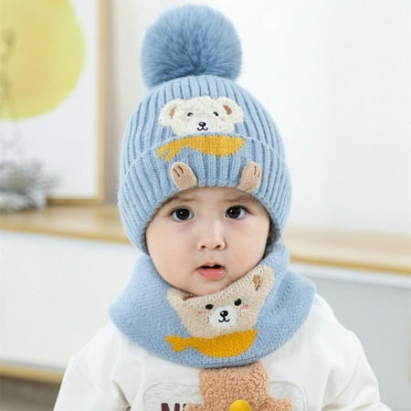 Baby Boys Girls Knitted Hat Scarf Set Autumn Winter Hat Scarf Set Beanies Cap Soft Elastic Caps Fur Ball Cap
Baby Boys Girls Knitted Hat Scarf Set Autumn Winter Hat Scarf Set Beanies Cap Soft Elastic Caps Fur Ball Cap