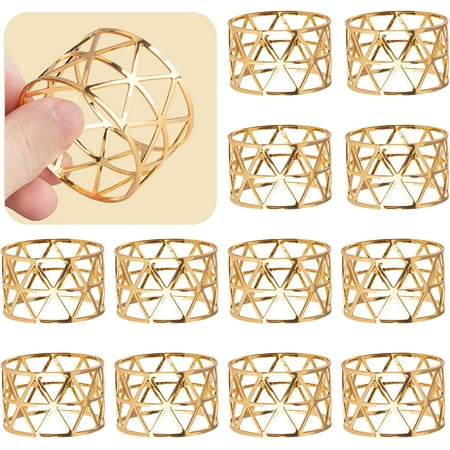 12PCS – Napkin Rings Gold Napkin Rings Set of 12 Holiday Napkin Holders for Dining Anniversary Birthday Christmas Easter Fall Halloween Thanksgiving Party of Table Setting
12PCS – Napkin Rings Gold Napkin Rings Set of 12 Holiday Napkin Holders for Dining Anniversary Birthday Christmas Easter Fall Halloween Thanksgiving Party of Table Setting