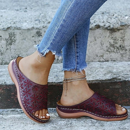 Inkach Summer Ladies Embroidered Sandals Footwear Roman Slippers
Inkach Summer Ladies Embroidered Sandals Footwear Roman Slippers