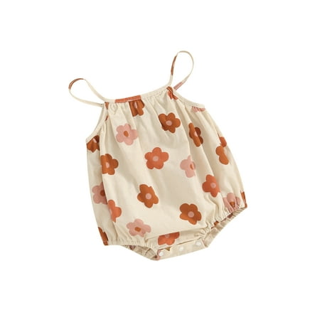 Thaisu Baby Girl Sleeveless Romper Summer Floral Print Bandage Jumpsuit for Newborn Toddler Cute Clothes
Thaisu Baby Girl Sleeveless Romper Summer Floral Print Bandage Jumpsuit for Newborn Toddler Cute Clothes
