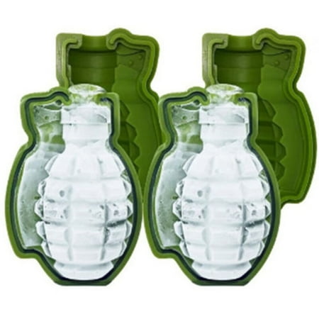 JHDONG Ice Cube Mold 3D Grenade Shape Ice Cube Maker Silicone Mold Tray Home Bar Party Tool Gift 
JHDONG Ice Cube Mold 3D Grenade Shape Ice Cube Maker Silicone Mold Tray Home Bar Party Tool Gift