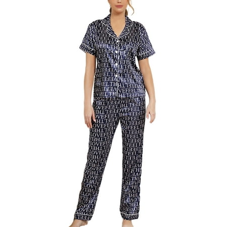 Paille Women Pajamas Sets Satin Nightgown Silk Sleepwear Casual Summer Nightwear Blue S
Paille Women Pajamas Sets Satin Nightgown Silk Sleepwear Casual Summer Nightwear Blue S