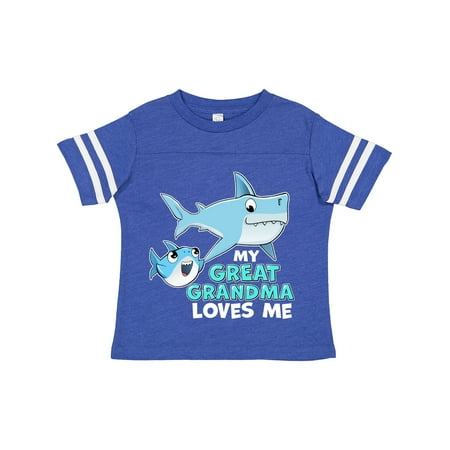 Inktastic My Great Grandma Loves Me with Cute Sharks Gift Toddler Boy or Toddler Girl T-Shirt
Inktastic My Great Grandma Loves Me with Cute Sharks Gift Toddler Boy or Toddler Girl T-Shirt
