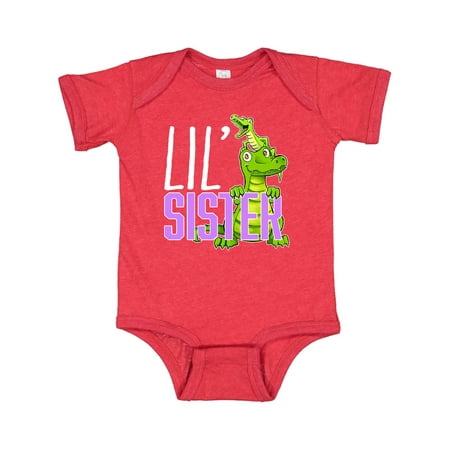 Inktastic Lil Sister with Cute Green Alligators Gift Baby Boy or Baby Girl Bodysuit
Inktastic Lil Sister with Cute Green Alligators Gift Baby Boy or Baby Girl Bodysuit