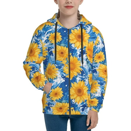 Hoodies for Teen Girls Boys Ocean Wave Sunflower Long Sleeve Youth Kids Essentials Zip Up Hoodie Lghtweight Fashion Hoodies & Sweatshirts Jacket Fall Winter Outfits Tops
Hoodies for Teen Girls Boys Ocean Wave Sunflower Long Sleeve Youth Kids Essentials Zip Up Hoodie Lghtweight Fashion Hoodies & Sweatshirts Jacket Fall Winter Outfits Tops