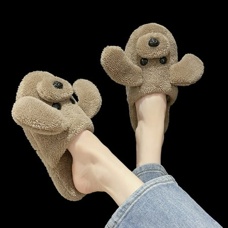 Daznico Warm Slippers Fashion Autumn And Winter Women Slippers Flat Non Slip Plush Warm Comfortable Cute Cartoon Dog Shape 7
Daznico Warm Slippers Fashion Autumn And Winter Women Slippers Flat Non Slip Plush Warm Comfortable Cute Cartoon Dog Shape 7