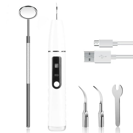 Sutowe Plaque Remover for Teeth Ultrasonic Teeth Cleaner with LED Light 3 Adjustable Modes 2 Replacement Heads 1 Oral Mirror 1200mAh Battery for Teeth Tartar Plaque Remover White
Sutowe Plaque Remover for Teeth Ultrasonic Teeth Cleaner with LED Light 3 Adjustable Modes 2 Replacement Heads 1 Oral Mirror 1200mAh Battery for Teeth Tartar Plaque Remover White