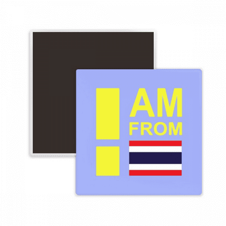I Am From Thailand Art Deco Fashion Square Ceracs Fridge Magnet Keepsake Memento
I Am From Thailand Art Deco Fashion Square Ceracs Fridge Magnet Keepsake Memento