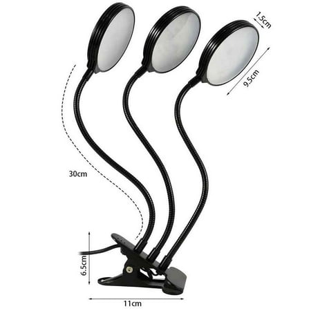 Grow Light Adjustable LED Grow Light USB Rechargable Remote Control Plant Growth Light Led Plant Light for Living Room Office Indoor