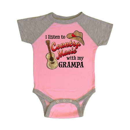 Inktastic I Listen to Country Music with my Grampa Guitar and Hat Gift Baby Boy or Baby Girl Bodysuit
Inktastic I Listen to Country Music with my Grampa Guitar and Hat Gift Baby Boy or Baby Girl Bodysuit
