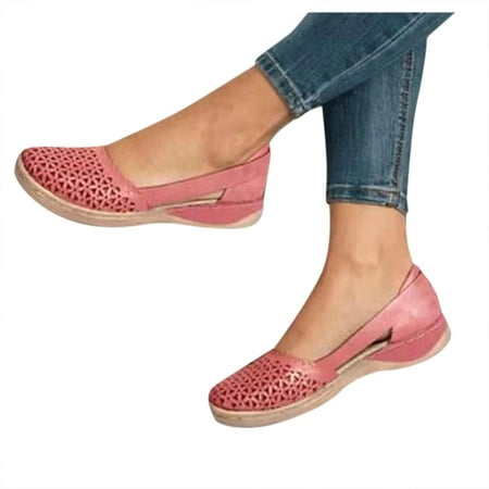 Aayomet Platform Sandals Women Sandals Wedge Low Heel Roman Wedge Ladies Fashion Elastic Strap Carved Breathable Shoes Thick Watermelon Red 10.5
Aayomet Platform Sandals Women Sandals Wedge Low Heel Roman Wedge Ladies Fashion Elastic Strap Carved Breathable Shoes Thick Watermelon Red 10.5