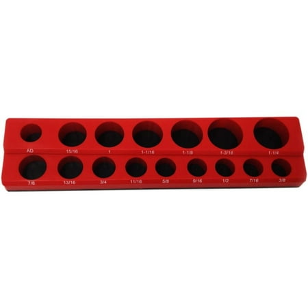 Industro 1 By 2 Drive Sae Magnetic Socket Holder Organizer - Blue Holds 15 Sockets And 1 Socket Adaptor
Industro 1 By 2 Drive Sae Magnetic Socket Holder Organizer - Blue Holds 15 Sockets And 1 Socket Adaptor
