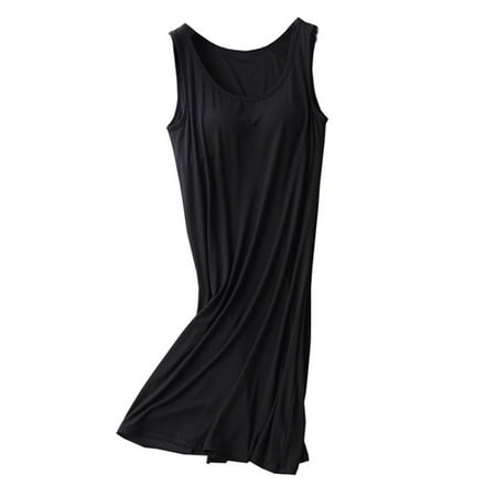 Winter Savings!!! Women Comfort Sleeveless Pajamas Vest Nightdress Summer Nightdress With Chest Pad
Winter Savings!!! Women Comfort Sleeveless Pajamas Vest Nightdress Summer Nightdress With Chest Pad