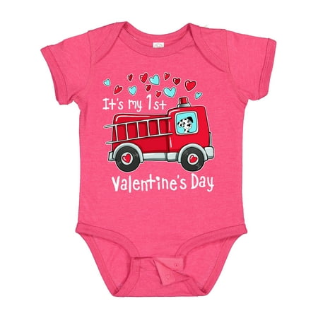 Inktastic It s My 1st Valentine s Day Fire Truck with Cute Dalmatian Gift Baby Boy or Baby Girl Bodysuit
Inktastic It s My 1st Valentine s Day Fire Truck with Cute Dalmatian Gift Baby Boy or Baby Girl Bodysuit