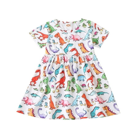 DNDKILG Infant Baby Girls Dinosaur Summer Sundress Short Sleeve Dresses Dress Multicolor 3M-18M 80
DNDKILG Infant Baby Girls Dinosaur Summer Sundress Short Sleeve Dresses Dress Multicolor 3M-18M 80