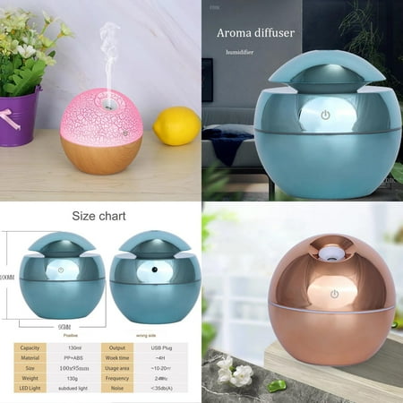 Diffuser Oil Aromatherapy usb Air Humidifier Ultrasonic Mini USB Air Diffuser Office 7 Color Light
Diffuser Oil Aromatherapy usb Air Humidifier Ultrasonic Mini USB Air Diffuser Office 7 Color Light
