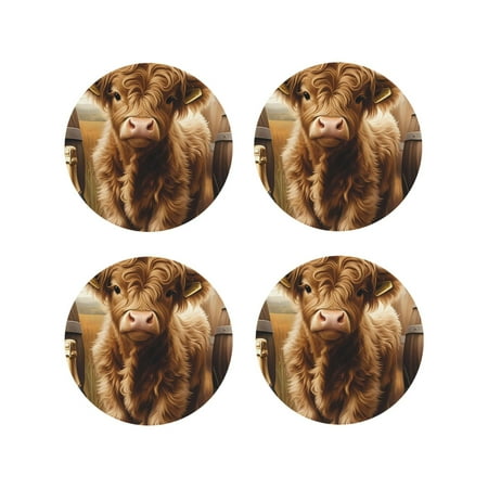 Lukts Cute Calf Butterflies A Print Leather Drinks Coasters Set of 4 Suitable or Drinks Furniture Protection and Easy Clean up-Round Shape
Lukts Cute Calf Butterflies A Print Leather Drinks Coasters Set of 4 Suitable or Drinks Furniture Protection and Easy Clean up-Round Shape