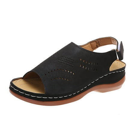Jungdeepe Women s Summer Fashion Casual Solid Color Hollow Out Open Toe Rubber Stick Vintage Slope Heel Sandals
Jungdeepe Women s Summer Fashion Casual Solid Color Hollow Out Open Toe Rubber Stick Vintage Slope Heel Sandals