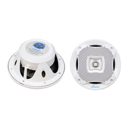 Lanzar Aq6cxw Speaker - 400 W Pmpo - 2-way - 2 Pack - 65 Hz To 20 Khz - 4 Ohm - 90 Db Sensitivity - 6.50\ Lanzar Aq6cxw Speaker - 400 W Pmpo - 2-way - 2 Pack - 65 Hz To 20 Khz - 4 Ohm - 90 Db Sensitivity - 6.50\