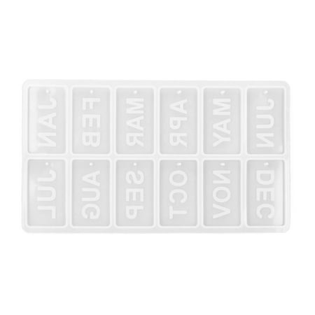 Silicone Mold Baking Mold Reusable Durable Easy Demoulding For Cakes For Pendants English Month Listing Mold 60-738
Silicone Mold Baking Mold Reusable Durable Easy Demoulding For Cakes For Pendants English Month Listing Mold 60-738