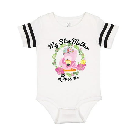 Inktastic Baby Flamingo My Step Mother Loves Me in Flower Wreath Gift Baby Boy or Baby Girl Bodysuit
Inktastic Baby Flamingo My Step Mother Loves Me in Flower Wreath Gift Baby Boy or Baby Girl Bodysuit
