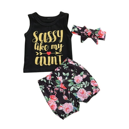 Toddler Newborn Girls 3Pcs Outfits Letter Print Slim Tank Tops and Elastic Waist Shorts and Headband
Toddler Newborn Girls 3Pcs Outfits Letter Print Slim Tank Tops and Elastic Waist Shorts and Headband