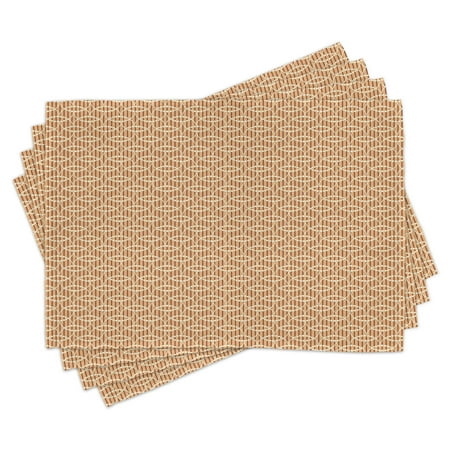 Floral Placemats Set of 4 Abstract Various Flower Pattern in Earth Tones with Lines Image Washable Fabric Place Mats for Dining Room Kitchen Table Decor Sand Brown Cinnamon Dark Orange by Ambesonne
Floral Placemats Set of 4 Abstract Various Flower Pattern in Earth Tones with Lines Image Washable Fabric Place Mats for Dining Room Kitchen Table Decor Sand Brown Cinnamon Dark Orange by Ambesonne