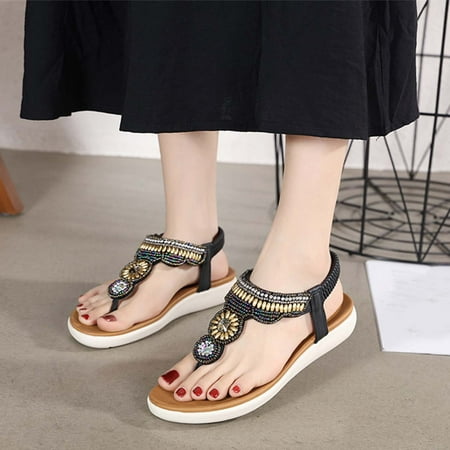 WQJNWEQ Women s Flats Shoes Leisure Summer Sandals for Slip on Sandals Crystal Roman Shoes Open Toe Casual Sandals Comfort
WQJNWEQ Women s Flats Shoes Leisure Summer Sandals for Slip on Sandals Crystal Roman Shoes Open Toe Casual Sandals Comfort