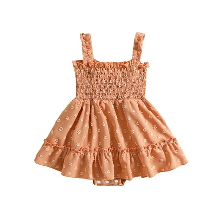 jaweiwi Baby Toddler Girls Summer Sleeveless Jumpsuit Dresses 0 3M 6M 12M 18M 24M Swiss Dot Ruched Spaghetti Strap Romper Dress for Toddler Newborn
jaweiwi Baby Toddler Girls Summer Sleeveless Jumpsuit Dresses 0 3M 6M 12M 18M 24M Swiss Dot Ruched Spaghetti Strap Romper Dress for Toddler Newborn