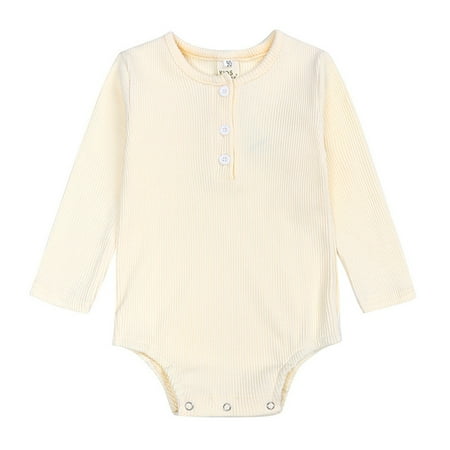 Infant Baby Boys and Girls Fall Spring Bodysuit Round Neck Creeper Suit Long Sleeve Baby Bodysuit
Infant Baby Boys and Girls Fall Spring Bodysuit Round Neck Creeper Suit Long Sleeve Baby Bodysuit