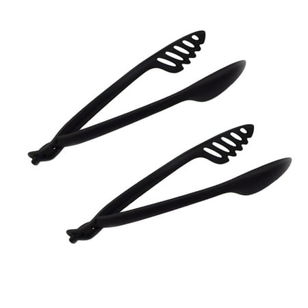 2PCS Kitchen Tongs Silicone Nylon Food Tongs-Non-slip Clip-Heat Resistant Food Grade-Handy Utensil for Cooking Barbecue Buffet Salad Ice (Black)
2PCS Kitchen Tongs Silicone Nylon Food Tongs-Non-slip Clip-Heat Resistant Food Grade-Handy Utensil for Cooking Barbecue Buffet Salad Ice (Black)