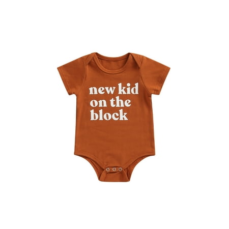ZIYIXIN Newborn Infant Baby Boys Girls Romper Letter Printed Jumpsuit Short Sleeve Bodysuits One Piece Clothes Caramel 12-18 Months
ZIYIXIN Newborn Infant Baby Boys Girls Romper Letter Printed Jumpsuit Short Sleeve Bodysuits One Piece Clothes Caramel 12-18 Months