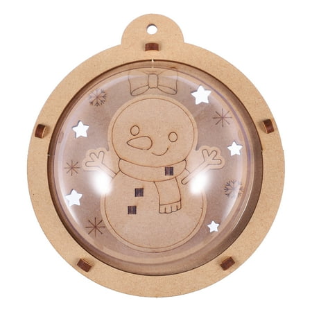 1Pc Xmas Pattern Pendant DIY Material Bag DIY Pendant for Kids (As Shown)