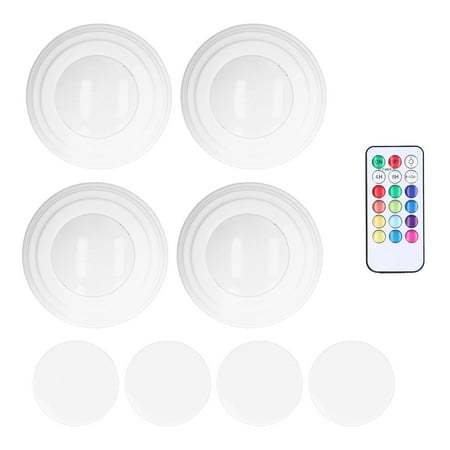 4Pcs LED Puck Light RGBW 13 Colors Modes Remote Control Punch Free Installation Energy Saving Wireless Led Lights
4Pcs LED Puck Light RGBW 13 Colors Modes Remote Control Punch Free Installation Energy Saving Wireless Led Lights