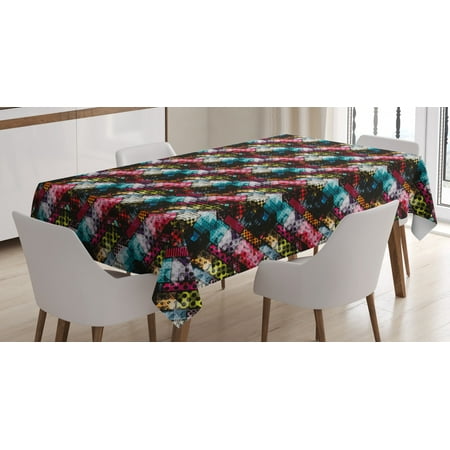 Abstract Tablecloth Vibrant Rectangles Traditional Polka Dots Design Surrealism Inspired Geometric Rectangular Table Cover for Dining Room Kitchen 52 X 70 Inches Multicolor by Ambesonne
Abstract Tablecloth Vibrant Rectangles Traditional Polka Dots Design Surrealism Inspired Geometric Rectangular Table Cover for Dining Room Kitchen 52 X 70 Inches Multicolor by Ambesonne