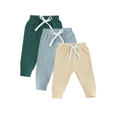 Sprifallbaby 3Pcs Long Pants for Toddler Boy 0-24M Winter Baby Solid Color Slim Fit Ribbed Bottom Infant Knitted Pull-Up Pants
Sprifallbaby 3Pcs Long Pants for Toddler Boy 0-24M Winter Baby Solid Color Slim Fit Ribbed Bottom Infant Knitted Pull-Up Pants