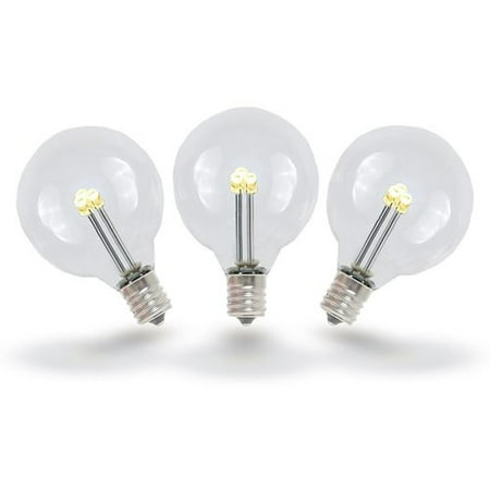 Novelty Lights 0.50 Watt G40 LED Light Bulb E12/Candelabra Base (Set of 25)
Novelty Lights 0.50 Watt G40 LED Light Bulb E12/Candelabra Base (Set of 25)