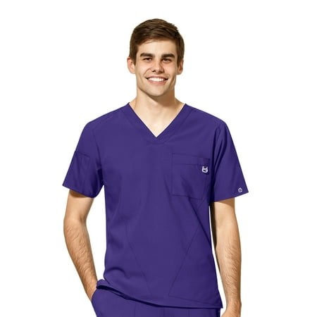 WonderWink W123 6355-Men s V-Neck Scrub Top