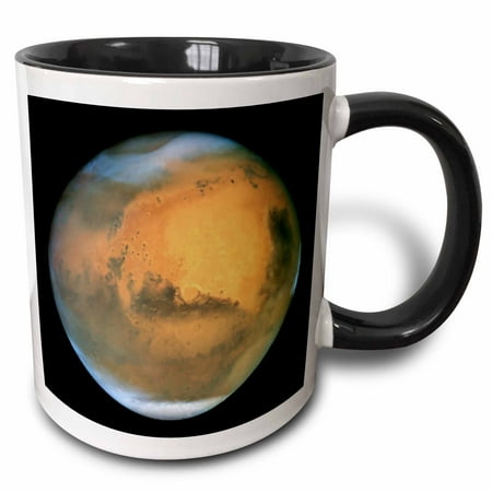 3dRose Mars As Seen From Hubble - Two Tone Black Mug 11-ounce