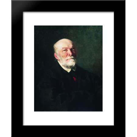 Portrait of the Surgeon Nikolay Pirogov 20x24 Framed Art Print by Repin, Ilya