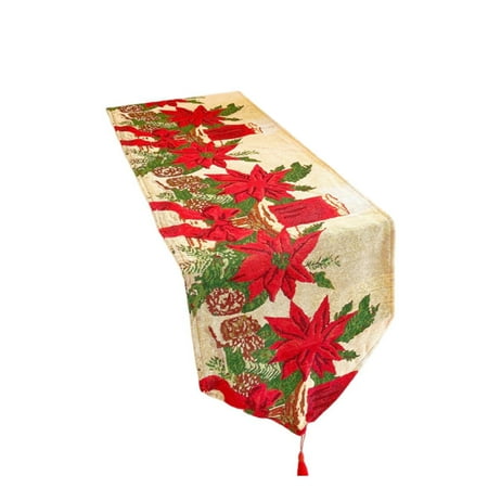 HOFY Christmas Table Runner Seasonal Super Soft Anti-pilling Washable Tear Resistant Heat Insulation Polyester Cotton Xmas Party Winter Dining Table Runner for Kitchen
HOFY Christmas Table Runner Seasonal Super Soft Anti-pilling Washable Tear Resistant Heat Insulation Polyester Cotton Xmas Party Winter Dining Table Runner for Kitchen