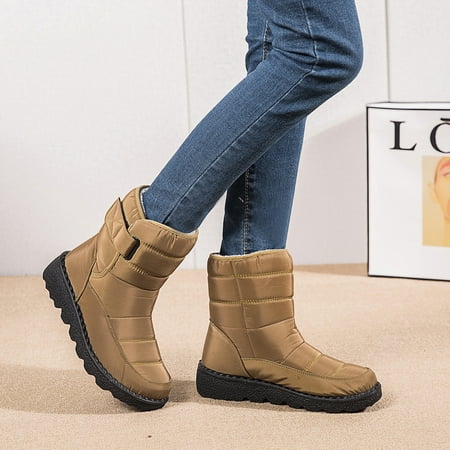 SQUARE HEAD Women s Ladies Fashion Solid Waterproof Winter Warm Short Snow Boots Shoes Yellow 42
SQUARE HEAD Women s Ladies Fashion Solid Waterproof Winter Warm Short Snow Boots Shoes Yellow 42