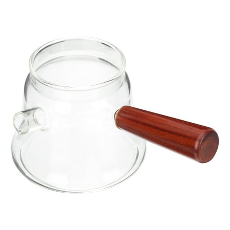 Wood Handled Coffee Pot Coffee Container Office Coffee Maker Manual Coffee Pot