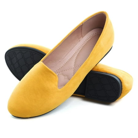 SAILING LU Suede Ballet Flats for Women Classic Basic Office Shoes Soft Slip-ons Yellow 177 US 9
SAILING LU Suede Ballet Flats for Women Classic Basic Office Shoes Soft Slip-ons Yellow 177 US 9
